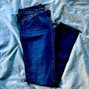 7 for all mankind jeans . Straight leg size 27 new condition